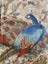 A large length of UNUSED Peacocks Atelier Furnishing Fabric Carousel 5