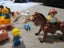 Vintage Farm Set Made In Hong Kong Carousel 3
