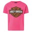 BRV1581 HD KIDS TEE Bar and Shield PINK 100% COTTON FITS SIZE brv1581 Carousel 1