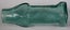 Lovely Antique Deep Aqua Green Australian Bengal Chutney Figural Bottle Carousel 3