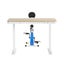 Under Desk Folding X-Bike With 120cm Automatic Standing Desk Magnetic Resista... Carousel 2