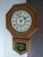 ANSONIA ? LARGE OAK WALL CLOCK C1900. Carousel 3