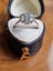 $1 - 9ct White Gold & CZ flower Ring 1.81gm Carousel 7