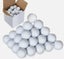 50 Pcs Solid Rubber Practice Golf Balls 45G for Indoor Outdoor Training Carousel 1