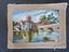Completed Vintage Tapestry - English Village Henley on Thames Carousel 1