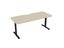 Knight's Haven 1800mm x 800mm Fixed Height Single Sided Desk, Black Frame, Sc... Carousel 4