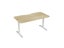 Knight's Haven 1500mm x 800mm Fixed Height Single Sided Desk, White Frame, Sc... Carousel 5