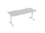 Knight's Haven 1800mm x 800mm Fixed Height Single Sided Desk, White Frame, Sc... Carousel 2