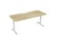 Knight's Haven 1800mm x 800mm Fixed Height Single Sided Desk, White Frame, Sc... Carousel 5