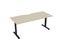 Knight's Haven 1800mm x 800mm Fixed Height Single Sided Desk, Black Frame, Sc... Carousel 4