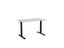 Knight's Haven 1200mm x 700mm Fixed Height Single Sided Desk, Black Frame, Sc... Carousel 1