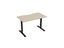 Knight's Haven 1200mm x 700mm Fixed Height Single Sided Desk, Black Frame, Sc... Carousel 4