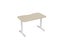 Knight's Haven 1200mm x 700mm Fixed Height Single Sided Desk, White Frame, Sc... Carousel 4
