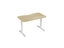 Knight's Haven 1200mm x 700mm Fixed Height Single Sided Desk, White Frame, Sc... Carousel 5