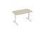 Knight's Haven 1200mm x 700mm Fixed Height Single Sided Desk, White Frame, Ra... Carousel 4