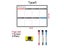 A3 Dry Erase Magnetic Monthly Weekly Planner Calendar Markers Whiteboard Fridge Carousel 1