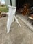 Vintage Painted White Wooden Ladder Carousel 4
