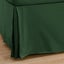 Dreamaker Superfine Washed Microfibre Pleated Valance Hunter Green Super King Carousel 10