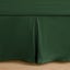 Dreamaker Superfine Washed Microfibre Pleated Valance Hunter Green Super King Carousel 11