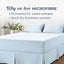 Dreamaker Superfine Washed Microfibre Pleated Valance Ice Blue Super King Bed Carousel 5