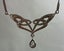 Celtic Double Knot Drop Neckpiece – Sterling Silver & Teardrop Stone Carousel 5