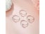 COOLTIME Initial Letter Ring For Women Stainless Steel A-Z Alphabet Double Carousel 11