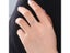 COOLTIME Initial Letter Ring For Women Stainless Steel A-Z Alphabet Double Carousel 12