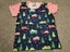 Short sleeve Christmas top - size 5 Carousel 1