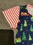 Short sleeve Christmas top - size 5 Carousel 3