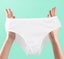 Disposable Travel Underwear Individually Wrapped Cotton Women’s Brief White L Carousel 1