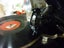 GRAMAPHONE PORTABLE HMV c1950'S. WORKING ORDER Carousel 7