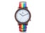 ALK Vision Pride Rainbow Top Wood Watches Brand Women Mens Wooden Watch Canvas Carousel 1