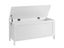 Blanket Storage Ottoman Toy Box White Large Carousel 2