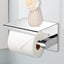 304 Stainless Steel Toilet Paper Roll Holder Tissue Bath Accessory Storage Hooks Carousel 7