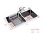 Brand New 304 stainless Sink Double Bowl Sink 720 * 400mm (Faucet Not Included) Carousel 3