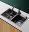 Brand New Black Sink Double Bowl Kitchen Sink 720 * 400mm (Faucet Not Included) Carousel 1