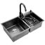 Brand New Black Sink Double Bowl Kitchen Sink 720 * 400mm (Faucet Not Included) Carousel 4