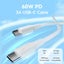 VENTION USB 2.0 Type C MALE TO Type C MALE 3A CABLE 1.5M for Apple Ipads, phones Carousel 1