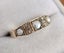 Natural pearl and rose cut diamonds 1879 London 15ct gold Carousel 5