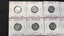 10 x Different Date Australian Sterling Silver Six Pence 1938-1945 - Lot E951 Carousel 2