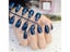 Baby Blue Stiletto False Nails Jelly Blue Oval Sharp End Fake Nails Tips Carousel 1
