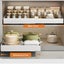 Kitchen Storage Shelf Cabinet Basket Pull Out Drawer Expandable 31-52cm White Carousel 18