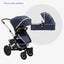 Pram: Joolz Geo² + Double Pram Expandable Set + rain & sun covers, capsule clips Carousel 6