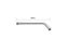 Stainless Steel Shower Head Extension Arm Wall Mounted Tube Rainfall Shower Carousel 1