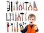 Kids Tool Set Simulation Repair Tools Set For Toddler Learning Toy Develops Carousel 9