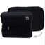 Elosung Black Durable Double Zipper Expandable Water Resistant Thick And Thin Cl Carousel 1