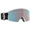 Scott React Goggle - Team White/Black Enhancer Aqua Chrome One Size Carousel 1