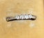 Edwardian diamond eternity plat/18ct 0.24ct-old cut diamonds Carousel 1