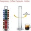 Rotating 40 Capacity Coffee Pod Organizer Stand Carousel 6