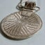 Vintage Large Sterling Silver Egyptian Siwa Disk Pendant & Sterling Snake Chain Carousel 3